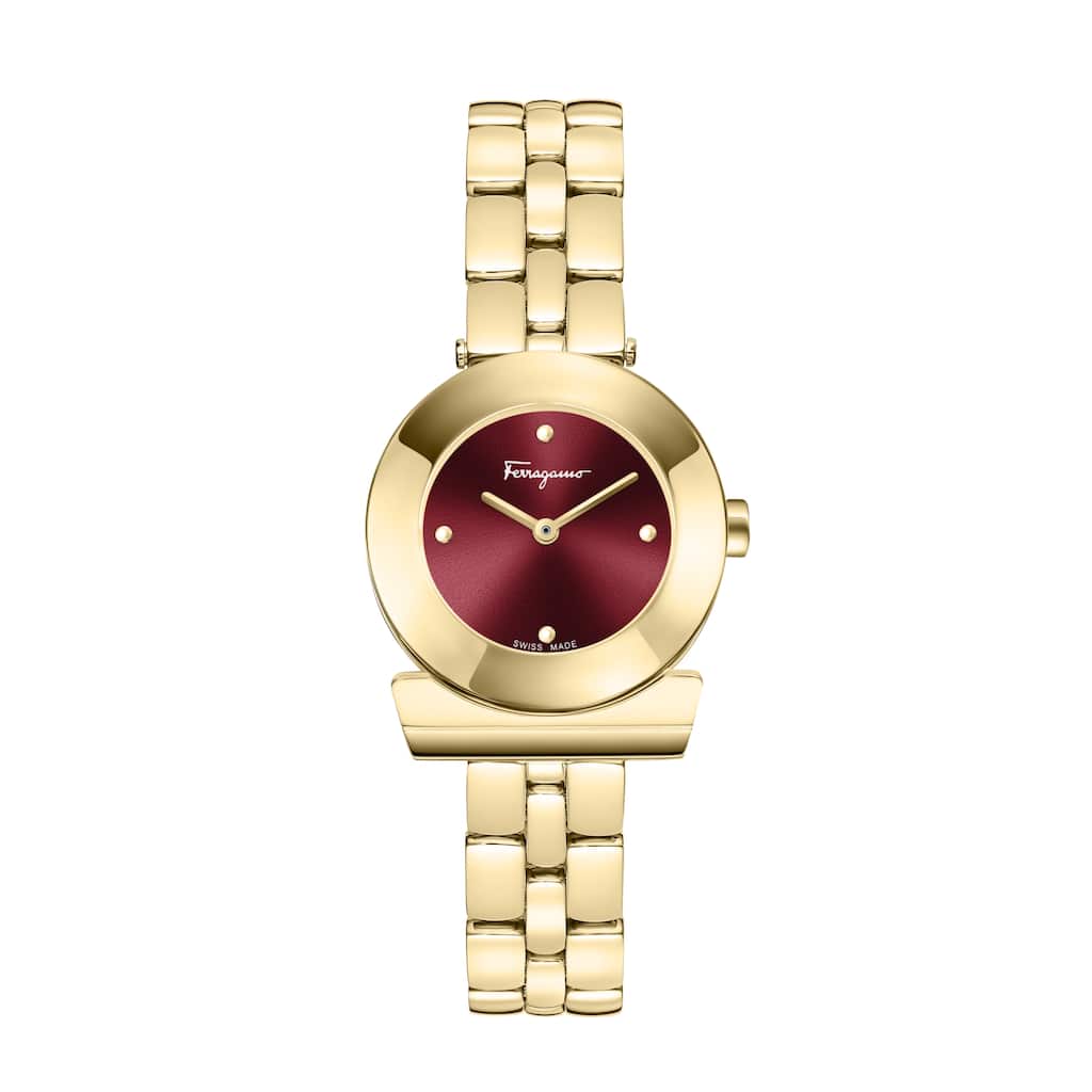 Ferragamo Women's Gancino 27mm Quartz Watch SFPD02424 - Red - One Size