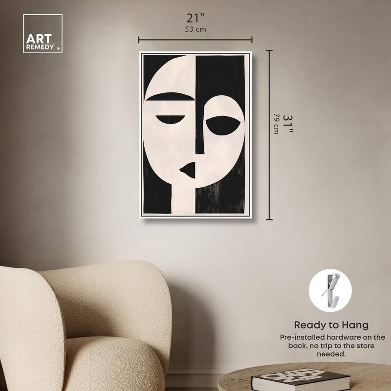 The Mask I Canvas by Art Remedy