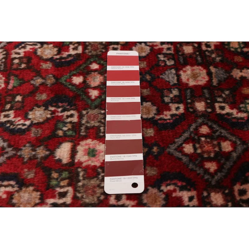 ECARPETGALLERY Hand-knotted Andelz Red Wool Rug - 2'4 x 9'6