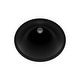 preview thumbnail 1 of 4, Lexicon Platinum V210 Quartz Composite Oval Vanity Sink - Galaxy Black Black