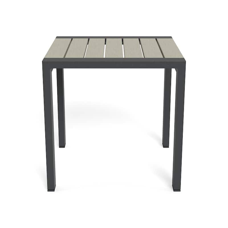 Lakeview Aluminum Outdoor Side Table - 17.75" x 17.75" x 17.75"
