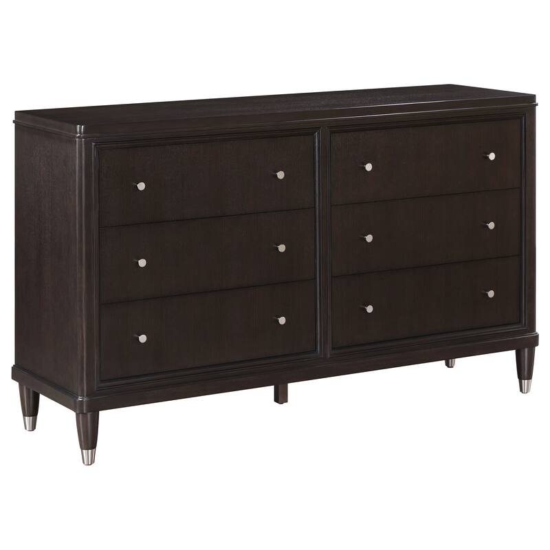 Emberlyn Mid-Century Modern 6-drawer Dresser Brown - Dresser (Brown)