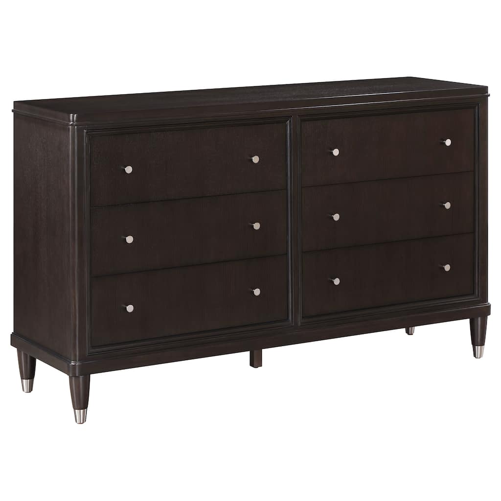 Emberlyn Mid-Century Modern 6-drawer Dresser Brown
