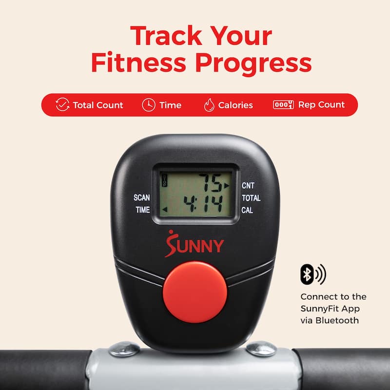 Sunny Health Fitness Squat Assist Row N Ride Trainer NO 077S