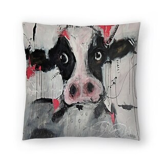 Cow Pink - Decorative Throw Pillow