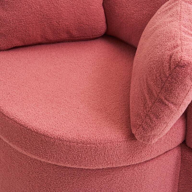 Multifunctional Teddy Fabric Chair for Living Room