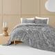 Wonderful Diamond Velvet 3 Piece Quilt Set - Gray 20020 - Queen