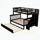 preview thumbnail 15 of 46, Stairway Twin-Over-Full Bunk Bed with Twin size Trundle