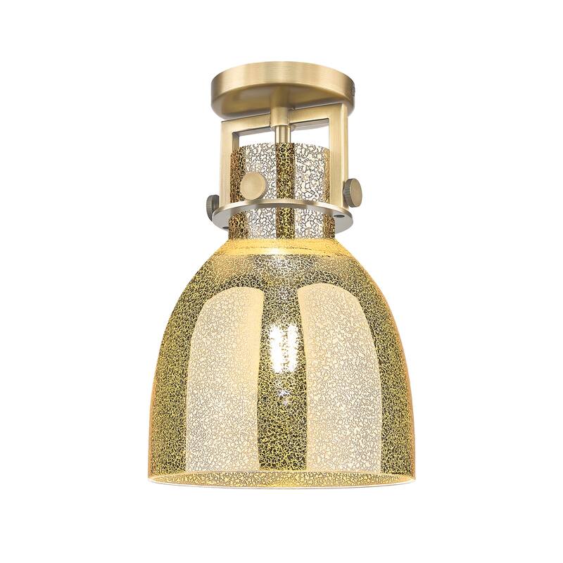 Innovations Lighting Downtown Urban - Newton Bell - 1 Light 8" Flush Mount