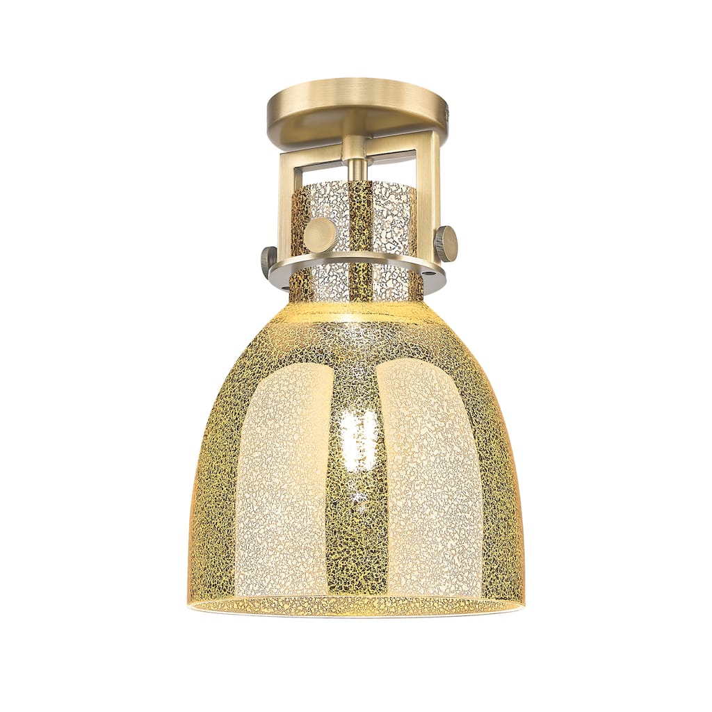 Innovations Lighting Downtown Urban - Newton Bell - 1 Light 8" Flush Mount