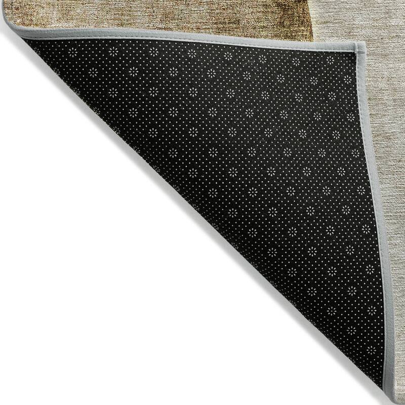 Machine Washable Indoor/ Outdoor Chantille Modern Abstract Rug