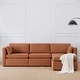 preview thumbnail 38 of 179, Mia Oversized Modular Sectional Fabric Sofa