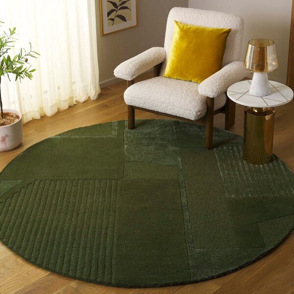 SAFAVIEH Hand-Tufted Fifth Avenue Cezaria Mid-Century Modern New
