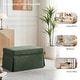 preview thumbnail 154 of 152, Rectangle Chenille Upholstered Storage Ottoman