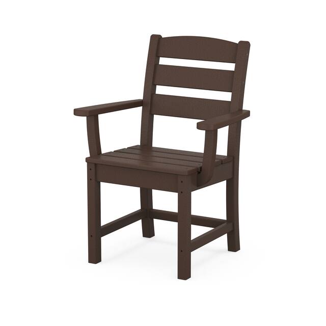 POLYWOOD Lakeside Dining Arm Chair - Mahogany