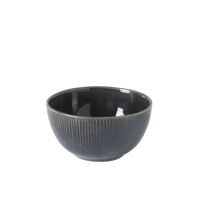 Gibson Elite Sandy Pines 4 Piece Nesting Bowl Set, 4", 5.5", 7" & 9" Round Stoneware Reactive Glaze Finish, Prep & Serving Bowls