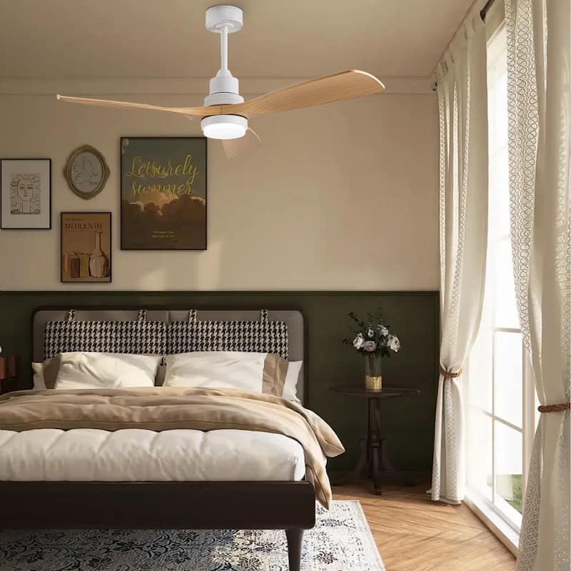 Morden LED Ceiling Fan with Light and Remote