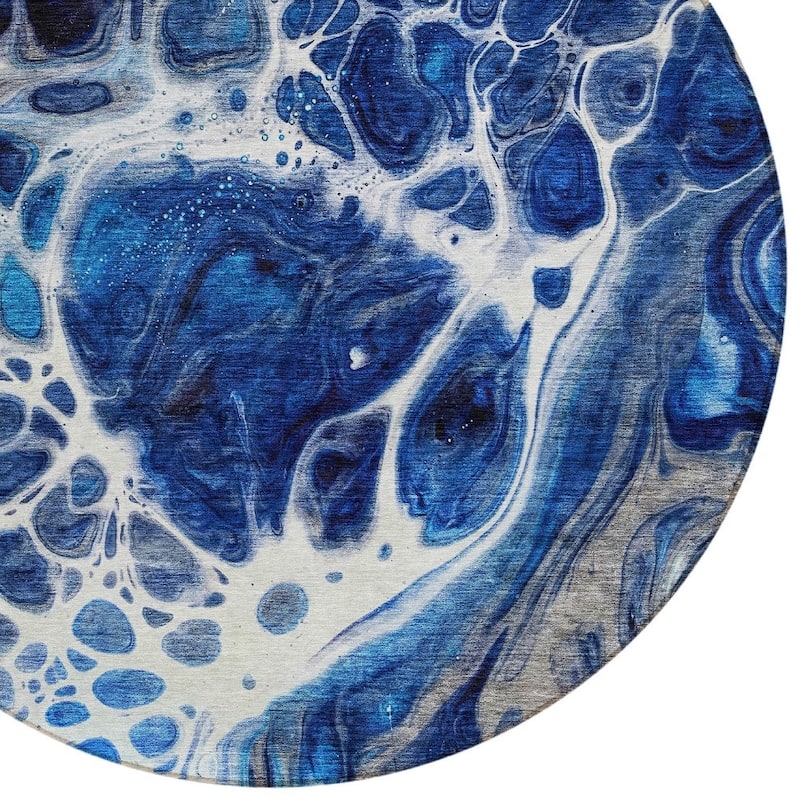 HomeRoots Nautical Transitional Rectangle Outdoor Rug