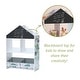 preview thumbnail 13 of 20, Children's Multi-Functional House Bookcase Toy Storage Bin Floor Cabinet with Blackboard