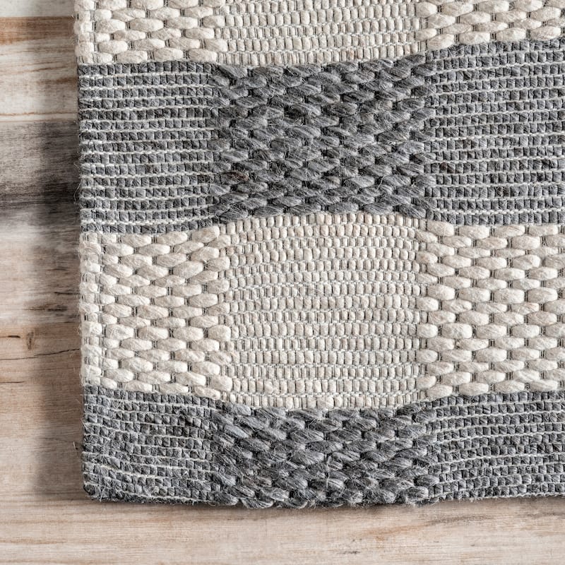 Sophie Striped Wool Area Rug