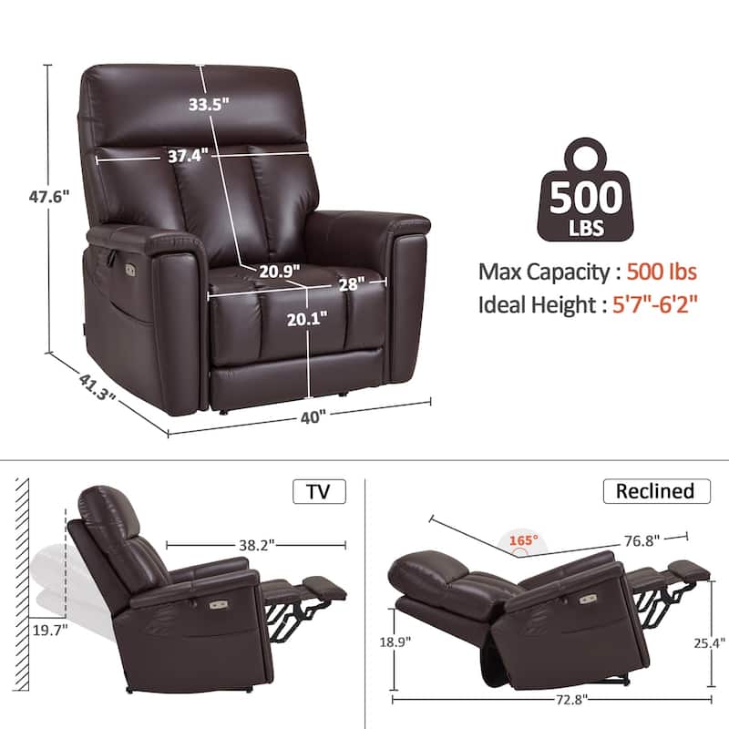 MCombo Heavy Duty Lift Chair for Elderly, Extra Wide Dual Motor Power Lift Recliner 450lbs