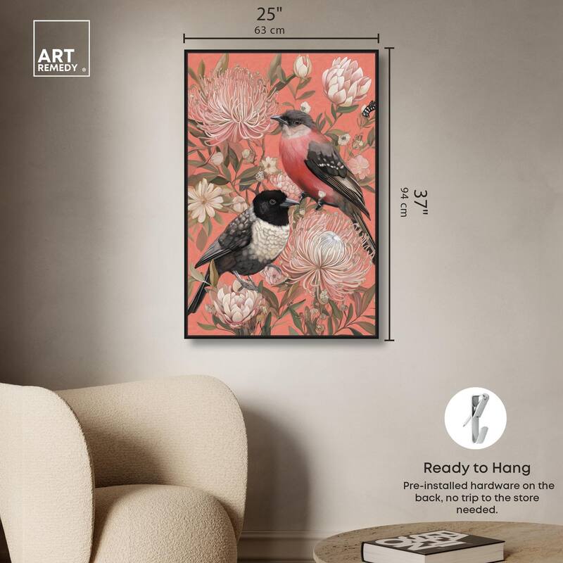 Protea Paradise Canvas by Art Remedy