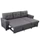 Ashlyn Reversible Sleeper Sofa with Storage Chaise