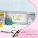 preview thumbnail 5 of 16, Qaba Toddler Table and Chair Set, Kids Writing Desk Homework Table, Gray
