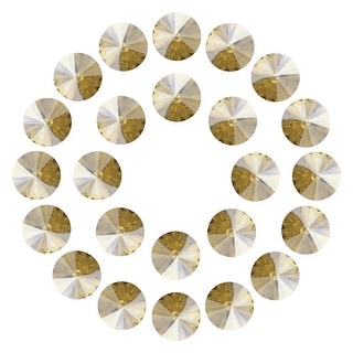 Pointed Back Rhinestones, Round Glass Rhinestone Faceted Crystal ...