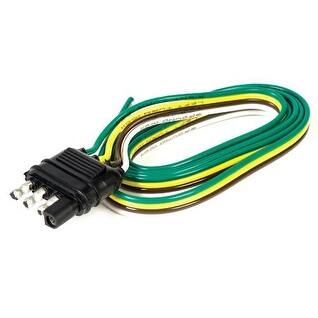 Husky 13193 12 4 Wire Flat Trailer Connector For Trailer End