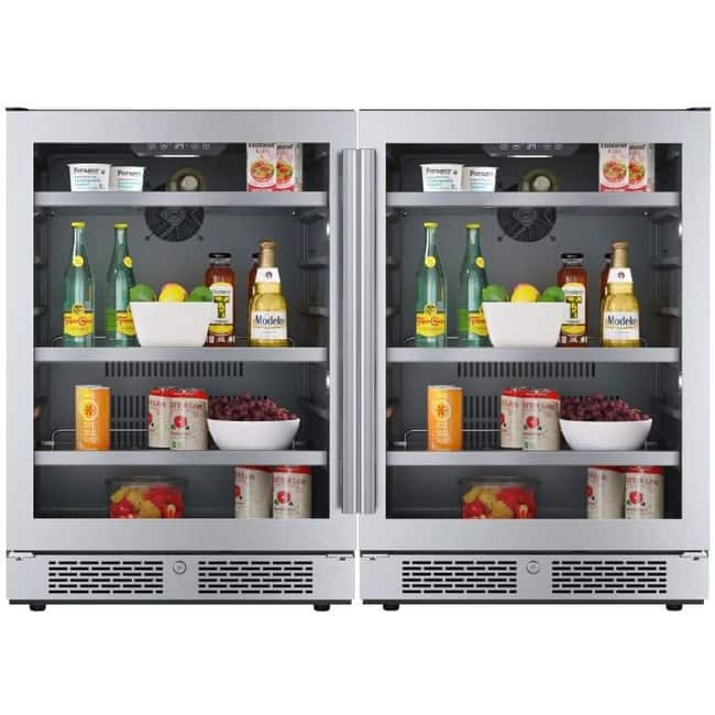 Avallon ABR242SGDUAL 48" Wide 280 Can Energy Efficient Beverage Center