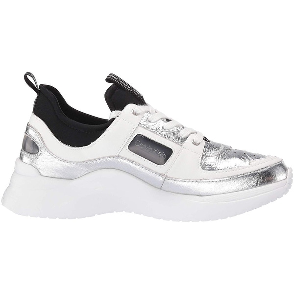 calvin klein ultra leather neoprene sneakers