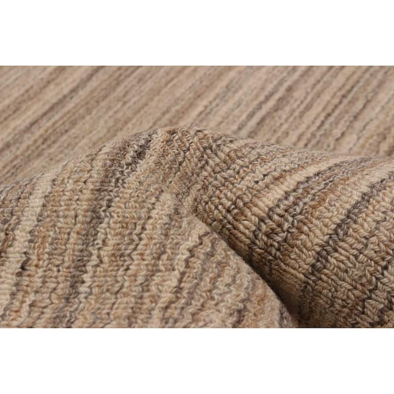 ECARPETGALLERY Hand Loomed Kashkuli Gabbeh Beige Wool Rug - 5'8 x 7'10