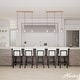 preview thumbnail 3 of 2, Hunter Hartland 3-Light Cluster Pendant/Chandelier - Dining Room, Kitchen, Bedroom, Entry - Farmhouse, Industrial, Modern