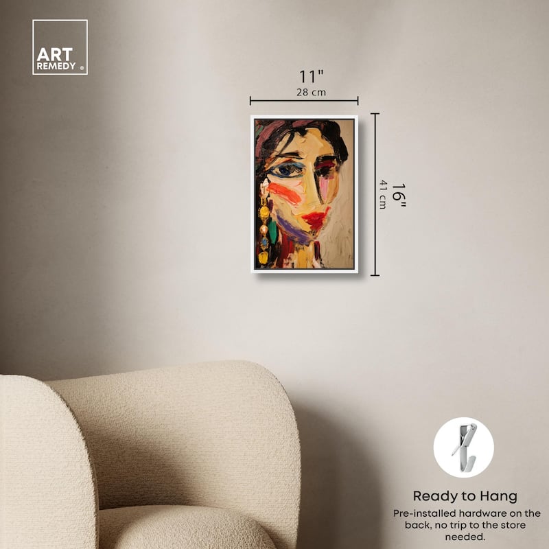 Colorful Expression I Canvas by Art Remedy