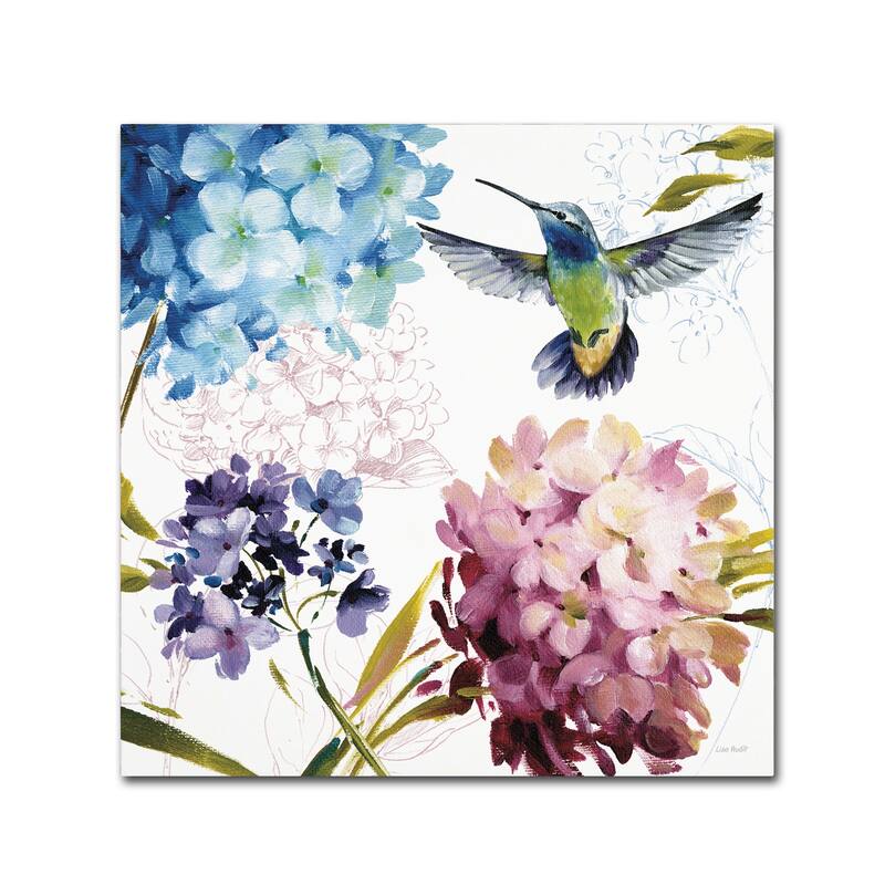 Lisa Audit 'Spring Nectar Square III' Canvas Art