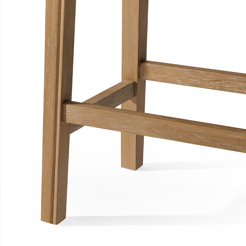 Maven Lane 26" Adrien Saddle Kitchen Counter Height Stool