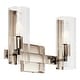 preview thumbnail 12 of 12, Kichler 55167 Jemsa 2 Light 14" Wide Vanity Light Polished Nickel