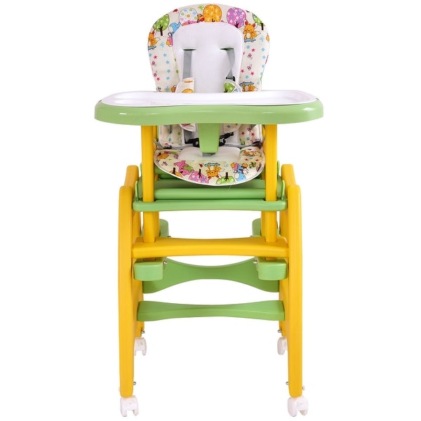 3 in 1 baby high chair convertible play table