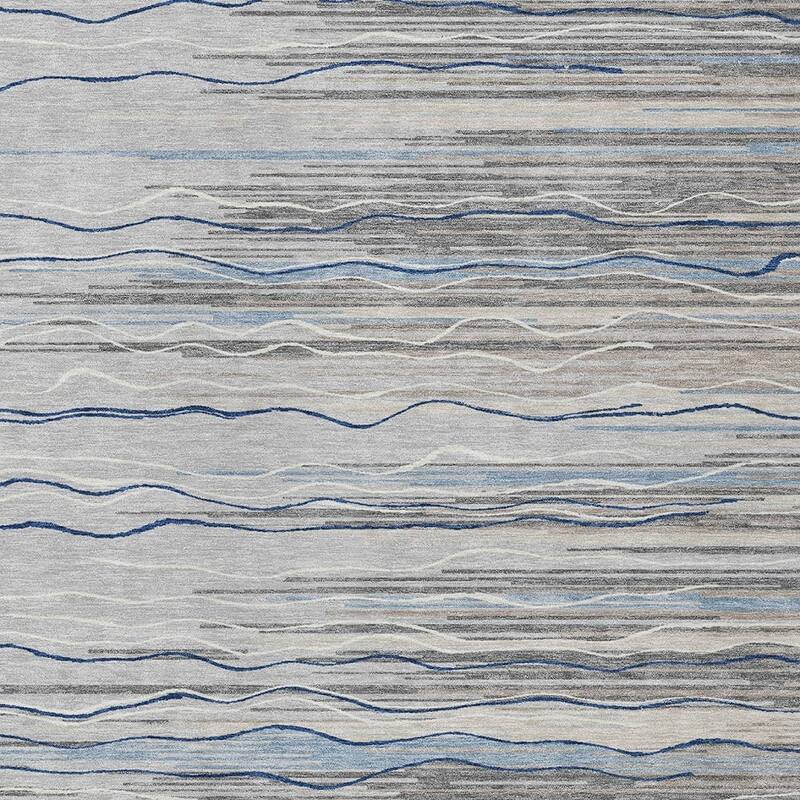 HomeRoots Striped Transitional Rectangle Outdoor Rug