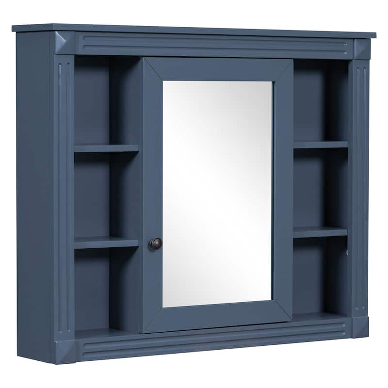 36'' Freestanding Bathroom Vanity Set with Mirror Cabinet