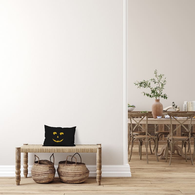 Halloween JackoLanternLeft Accent Pillow