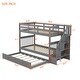 preview thumbnail 36 of 44, Stairway Twin-Over-Twin Bunk Bed with Trundle