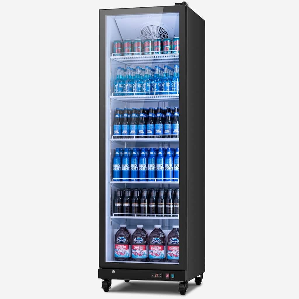 Yeego 17.48 cu.ft Commercial Beverage Display Cooler Refrigerator - 17.48 cu.ft