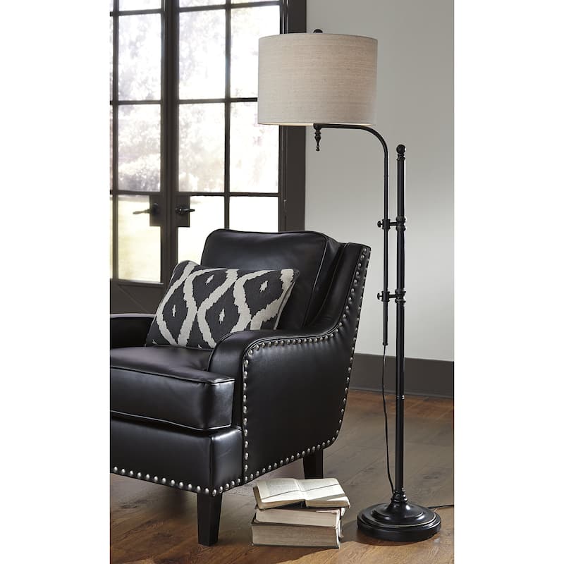 Anemoon Black 65 Inch Floor Lamp - 14" W x 20.75" D x 65.25" H