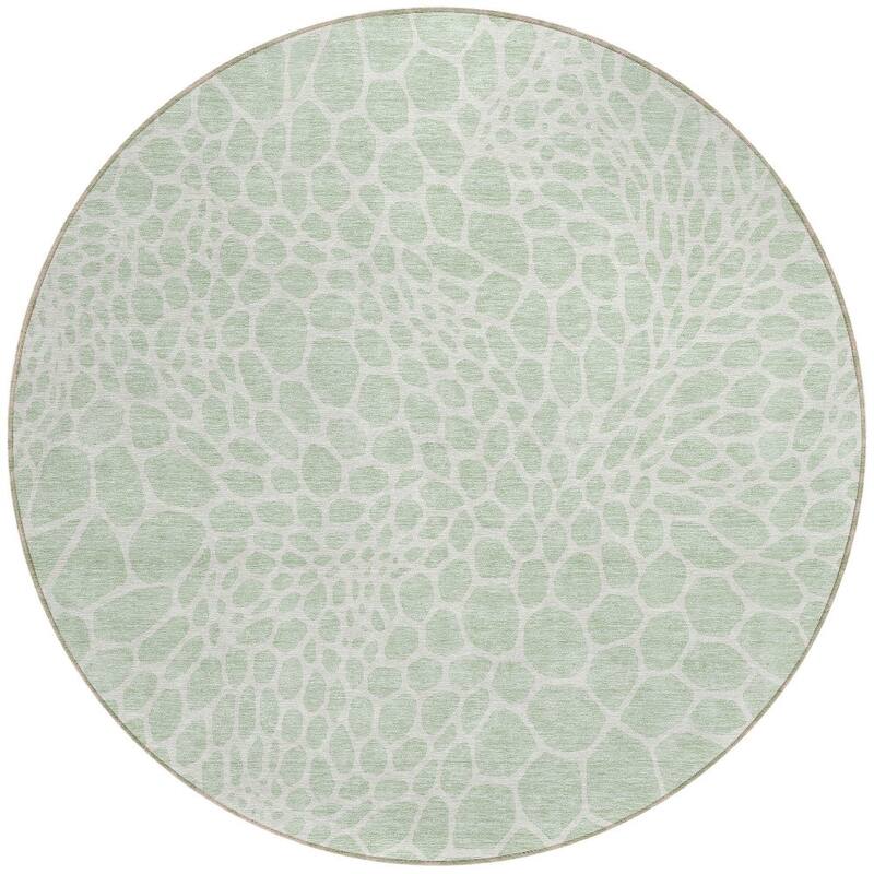 HomeRoots Geometric Transitional Rectangle Outdoor Rug