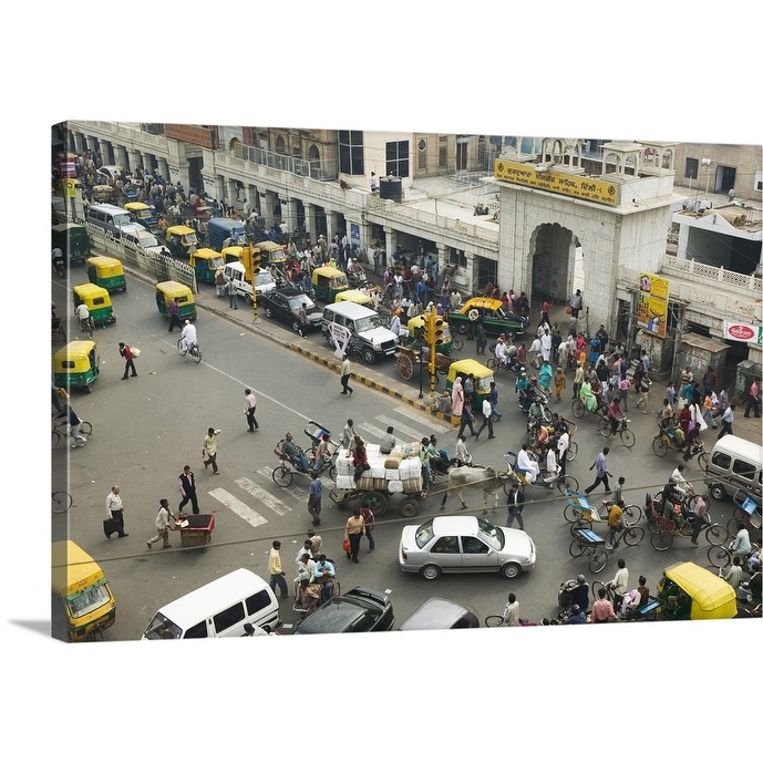 Shop High Angle View Of Traffic On A Road Hc Sen Road Chandni