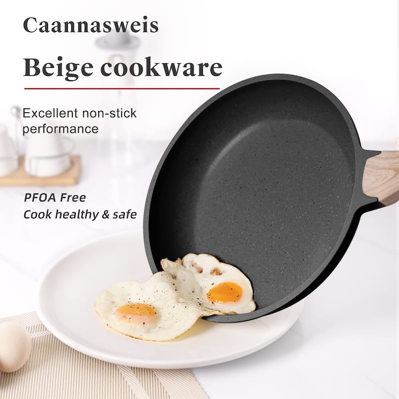 Pots and Pans Set Nonstick Cookware Sets Granite Frying Pans for