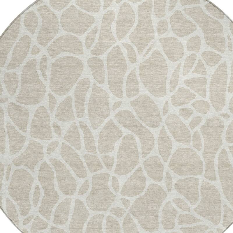 HomeRoots Geometric Transitional Rectangle Outdoor Rug