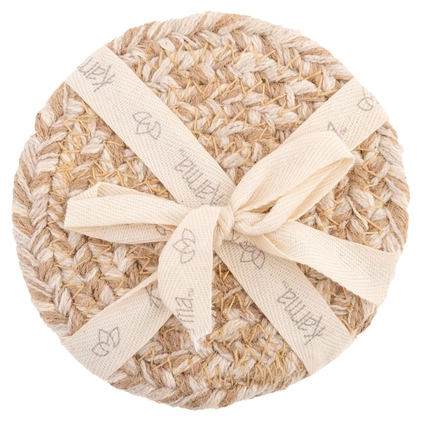Karma Marina Round Woven Coasters